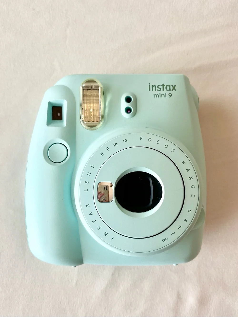 Fujifilm Instax Mini 9 Ice Blue Instant Camera Bundle Case Film Accessories
